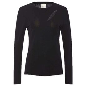 Heartmade HMTiesta bluse, Sort